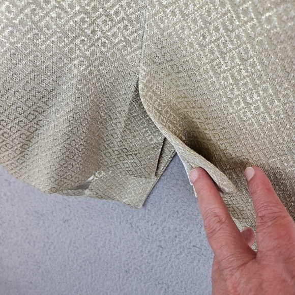 Lane Bryant Womens Evening Cocktail Blazer Sz 22 Gold Metallic Shimmer Chic - Picture 11 of 11